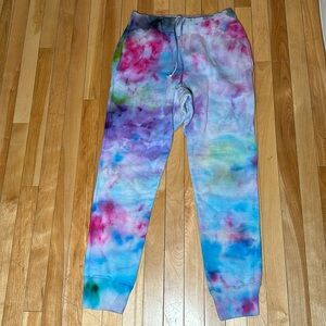 Colorful Tie-Dye Women's Pajama Pants